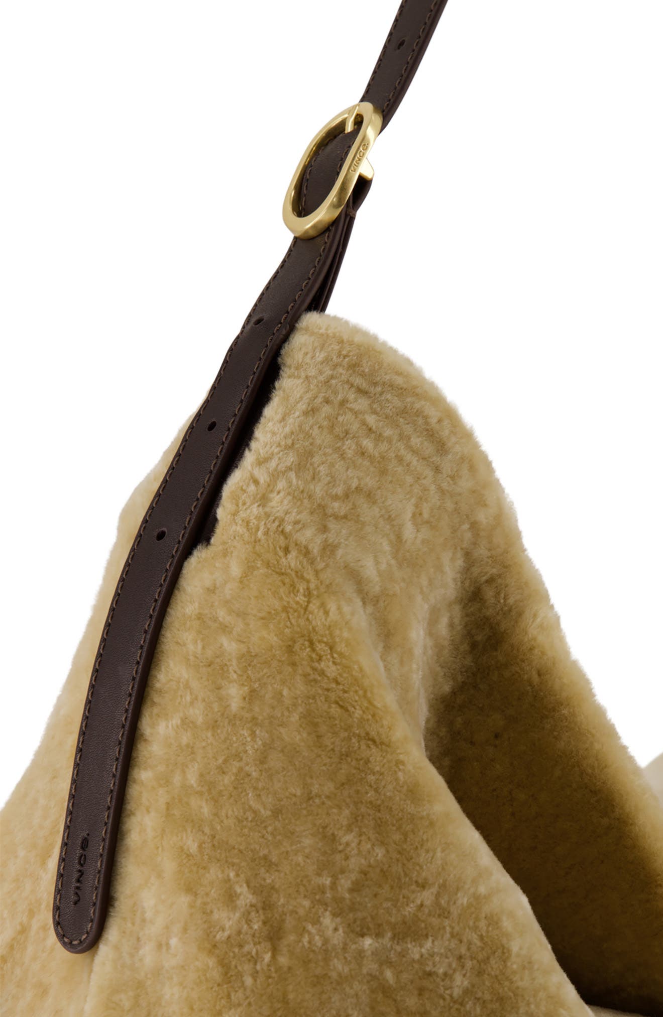 Vivian Medium Shearling Hobo, Alternate, color, CREAM