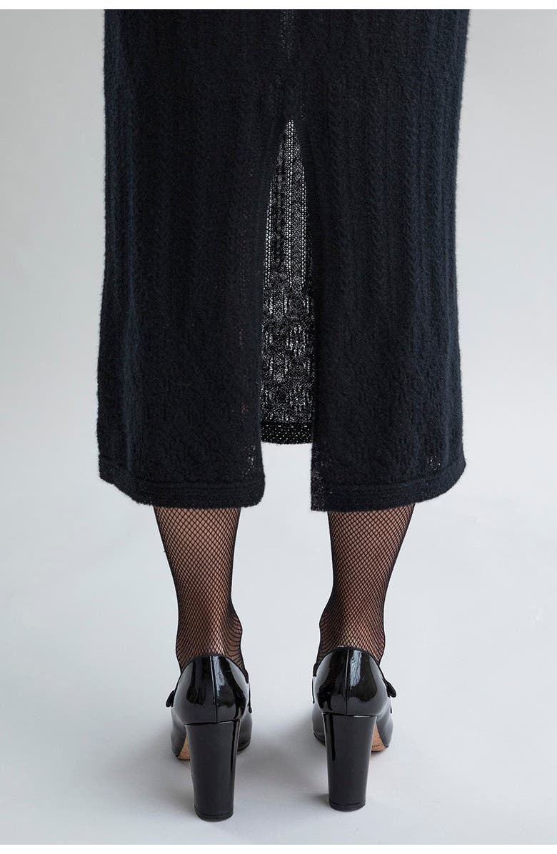 SSKEIN Margot Dress, Alternate, color, Black