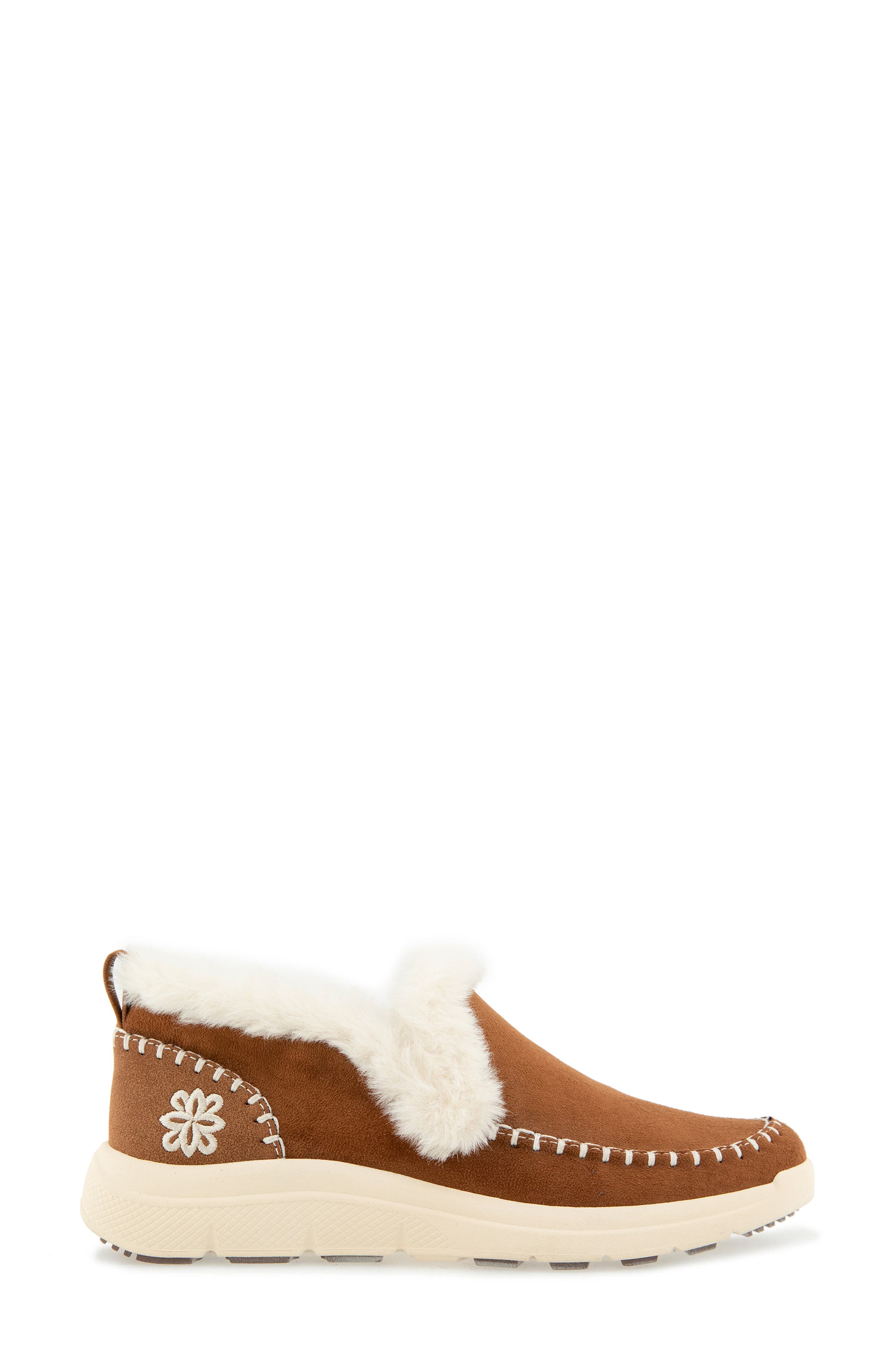 Tilly Moccasin Slipper, Alternate, color, WHISKEY