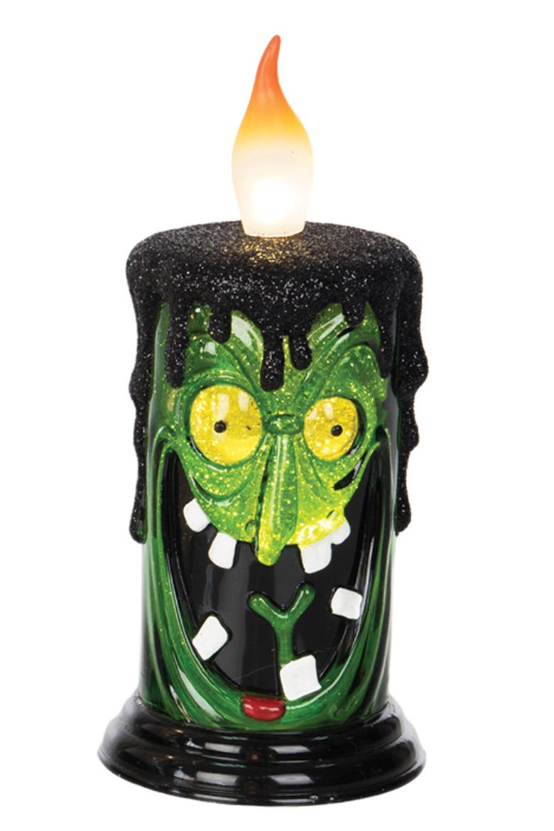 LED Halloween 5" Decorative Flameless Candles Assortment of 3, Alternate, color, Orange