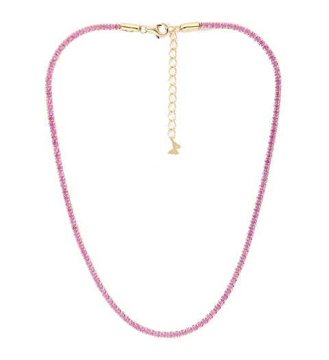 Colored CZ All Around Tennis Choker