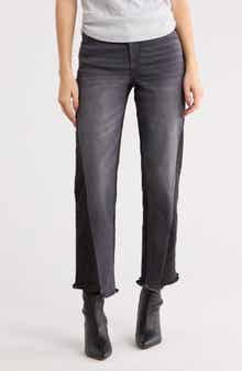 Democracy 'Ab'solution High Waist Step Hem Ankle Jeans