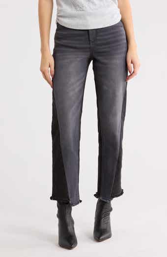 Democracy 'Ab'solution High Waist Step Hem Ankle Jeans