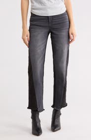 Democracy 'Ab'solution High Waist Step Hem Ankle Jeans