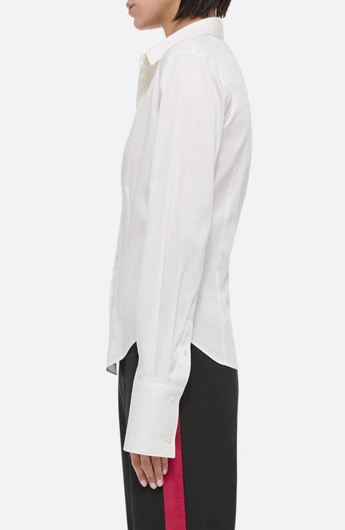 HELMUT LANG HELMUT LANG DARTED BUTTON-UP SHIRT