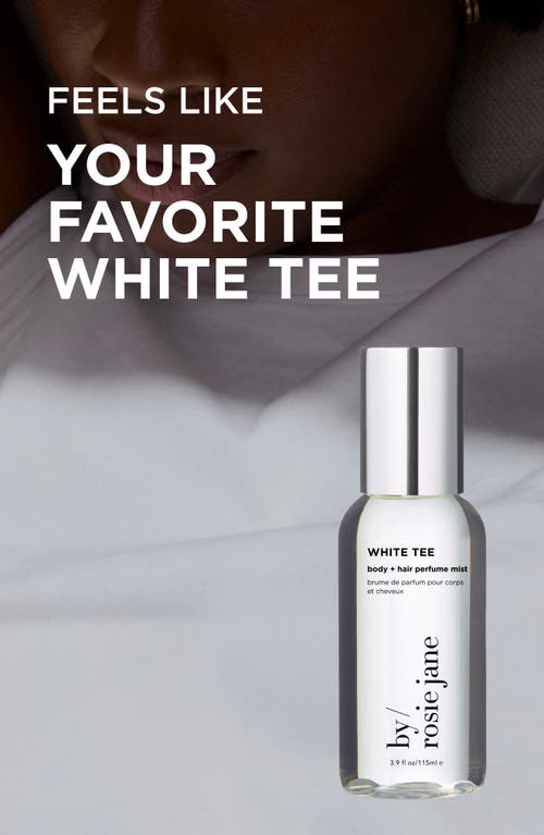 By Rosie Jane White Tee Body & Hair Perfume Mist In Transparent