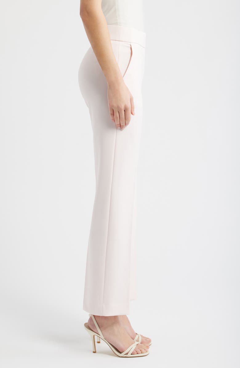 Anne Klein High Waist Bootcut Pull-On Pants, Alternate, color, Soft Blossom
