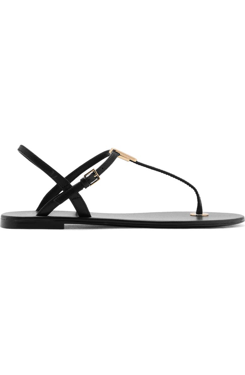 MANGO Ankle Strap Sandal, Alternate, color, Black
