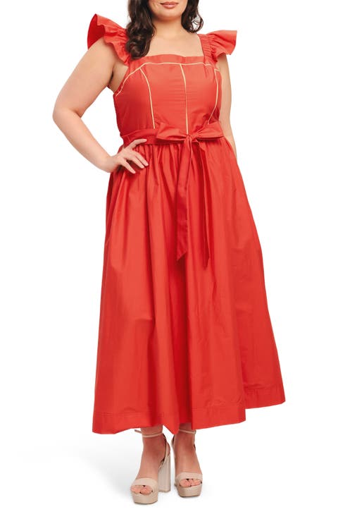 Tie Waist Maxi Sundress (Plus)