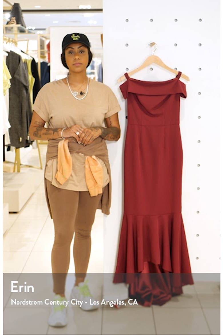 Roz Off the Shoulder Mermaid Gown video