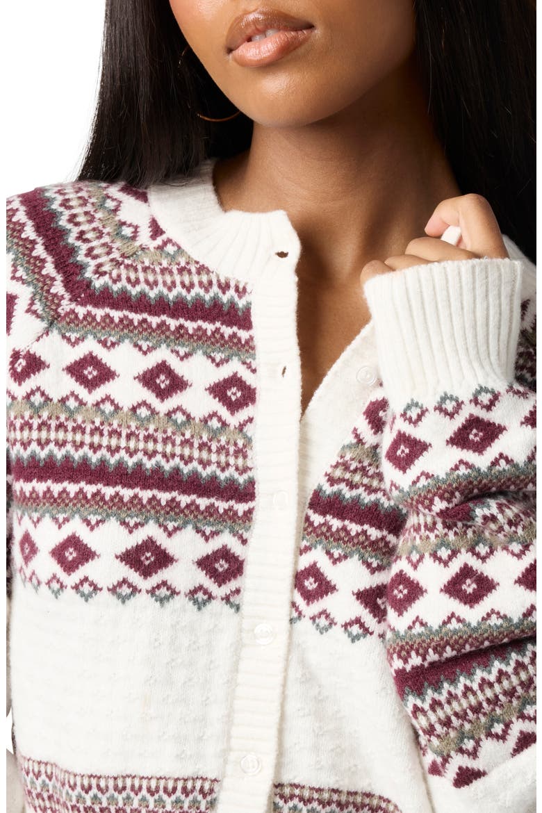 Dust Diamonds Cardigan, Alternate, color, JET STREAM COMBO