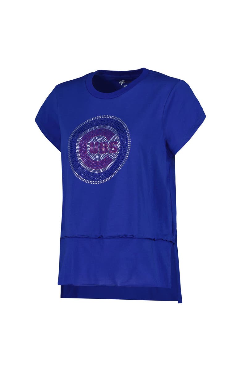 G-III 4HER BY CARL BANKS Women's G-III 4Her by Carl Banks Royal Chicago Cubs Cheer Fashion T-Shirt, Alternate, color, 