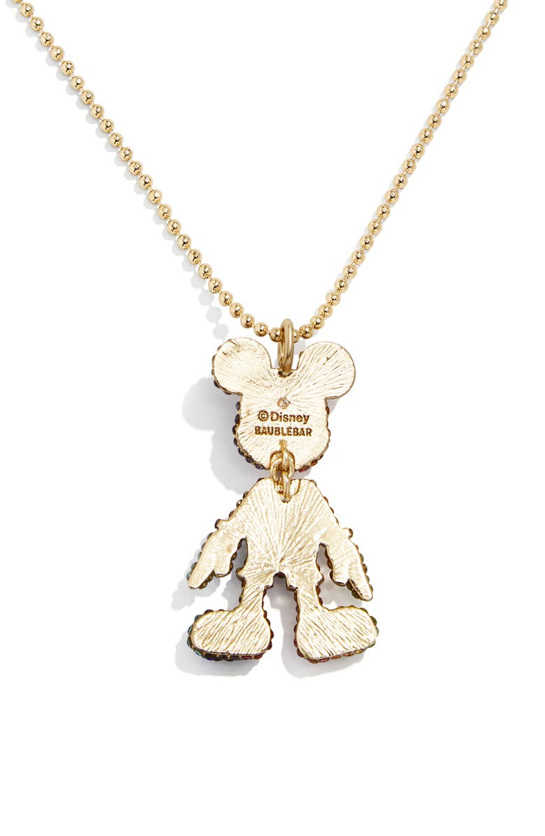 BaubleBar Disney<sup>®</sup> Mickey Mouse 3D Pendant Necklace, Alternate, color, 