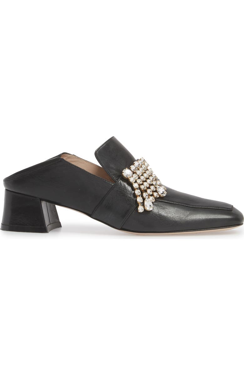Stuart Weitzman Irises Embellished Loafer Pump, Alternate, color,