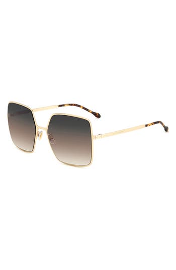 ISABEL MARANT ISABEL MARANT 52MM GRADIENT SQUARE SUNGLASSES 