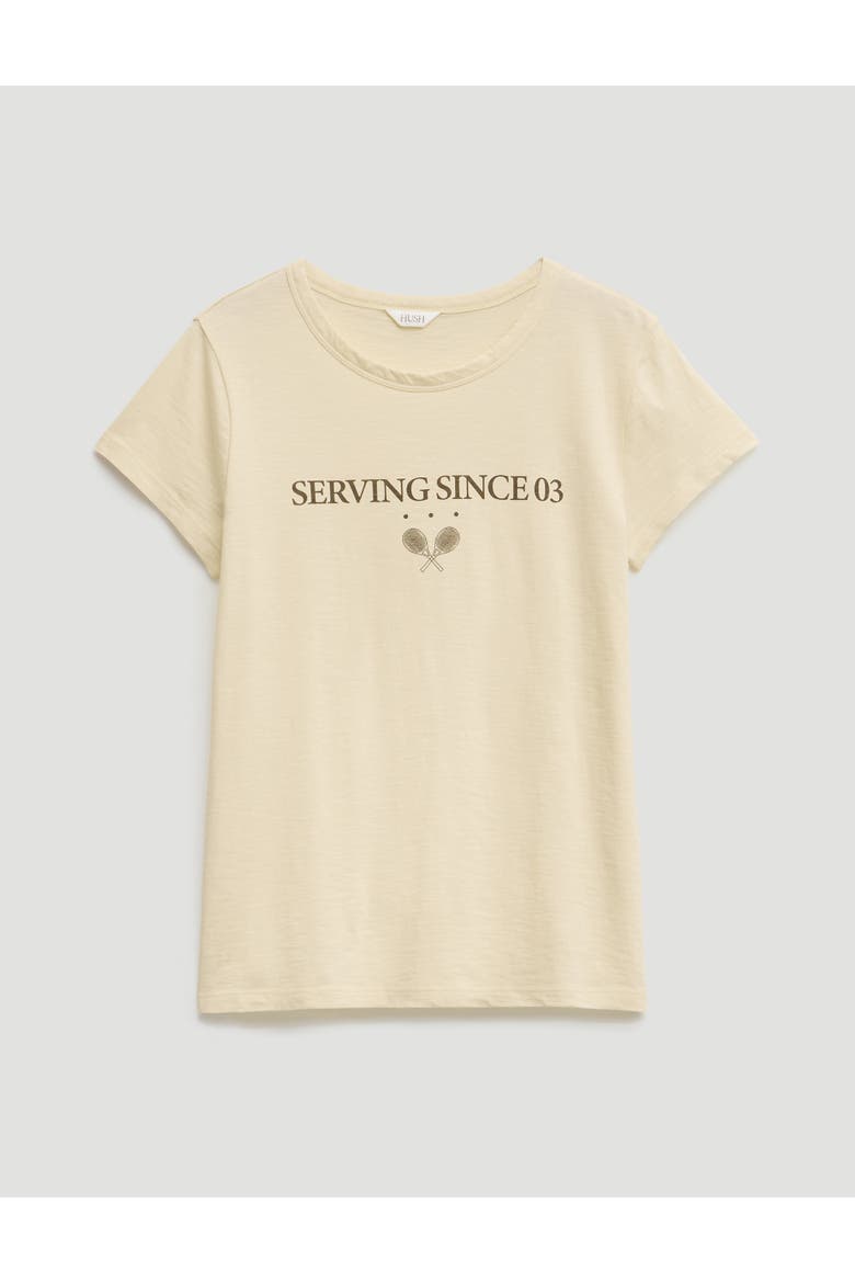 Serving Since Graphic T-Shirt, Alternate, color, Soft Yellow