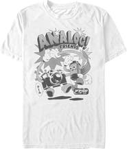 Lost Gods Men's Lost Gods Animated Analog Friends Graphic T-Shirt