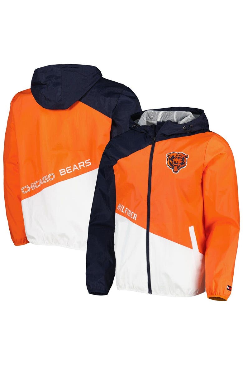 Men's Tommy Hilfiger Navy/Orange Chicago Bears Bill Full-Zip Jacket, Main, color, Navy