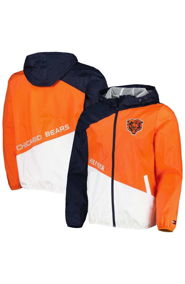 Tommy Hilfiger Men's Tommy Hilfiger Navy/Orange Chicago Bears Bill Full-Zip Jacket, Main, color, 