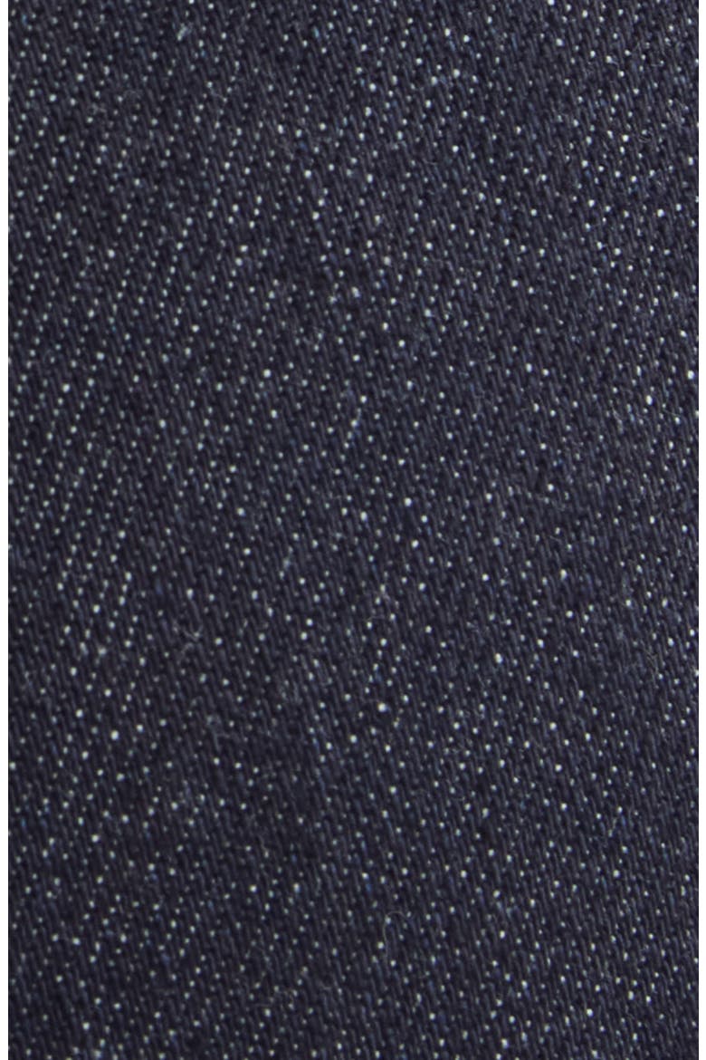 Kick Back Stretch Denim Dress, Alternate, color, DARK BLUE