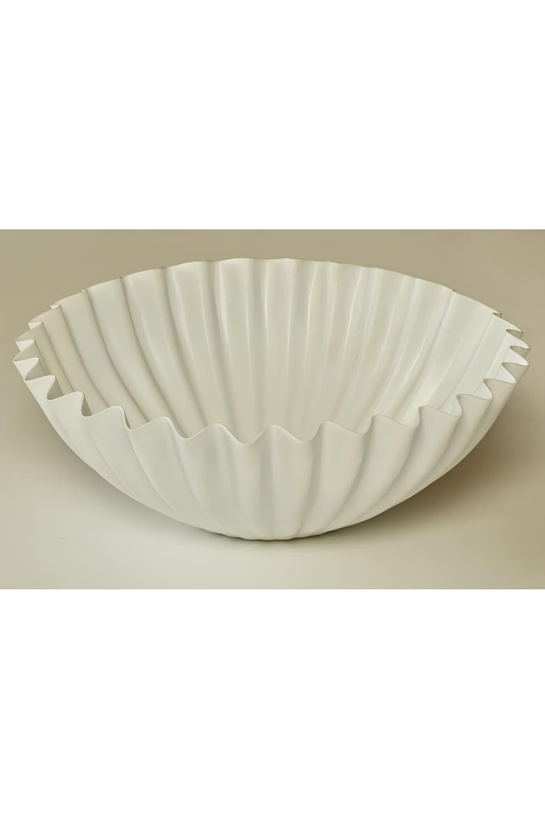 Ribbed Bowl, Alternate, color, White