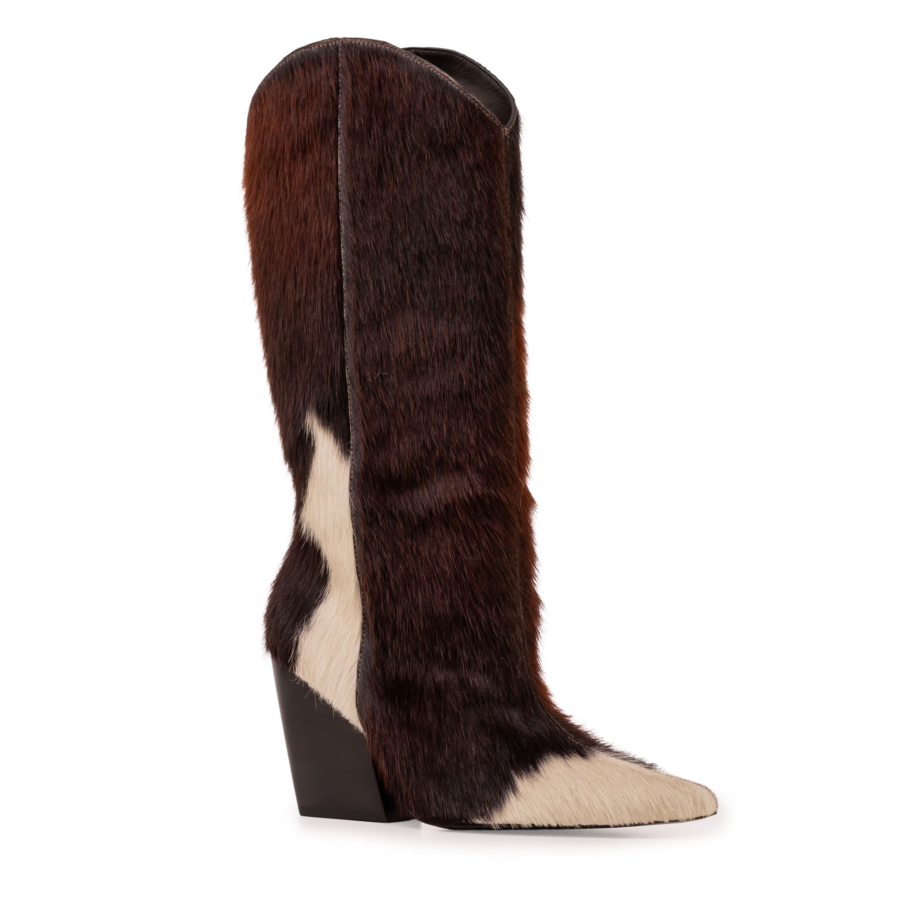 BLACK SUEDE STUDIO Le Noa 100 Cowhide Boot, Alternate, color, 