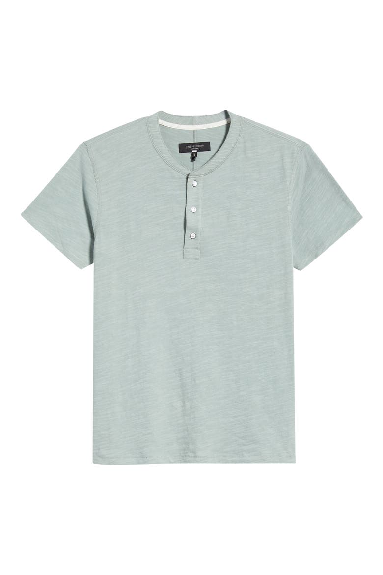 Classic Short Sleeve Henley, Alternate, color, BLUE GREY