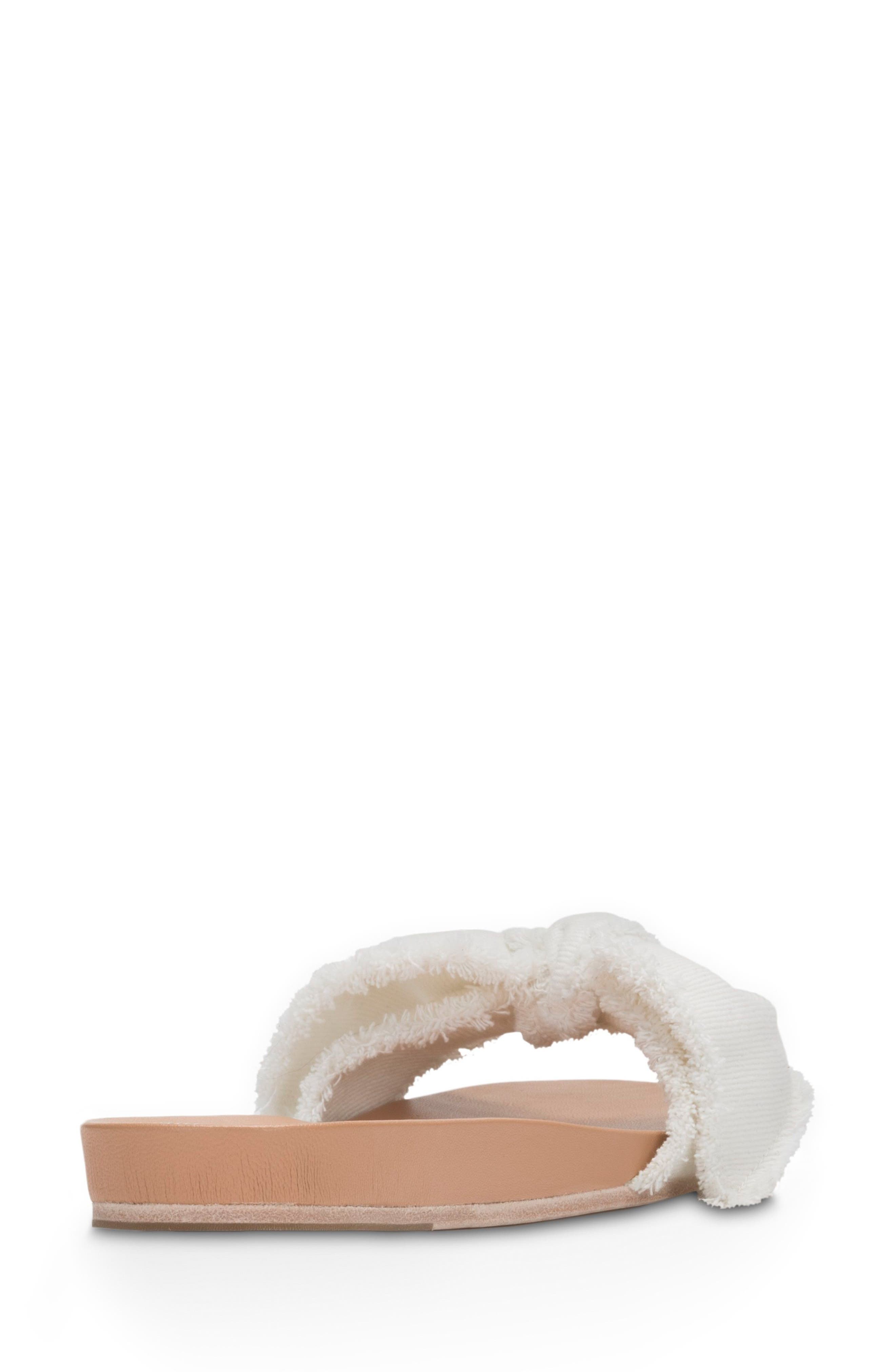 Carmen Slide Sandal, Alternate, color, WHITE DEMIN