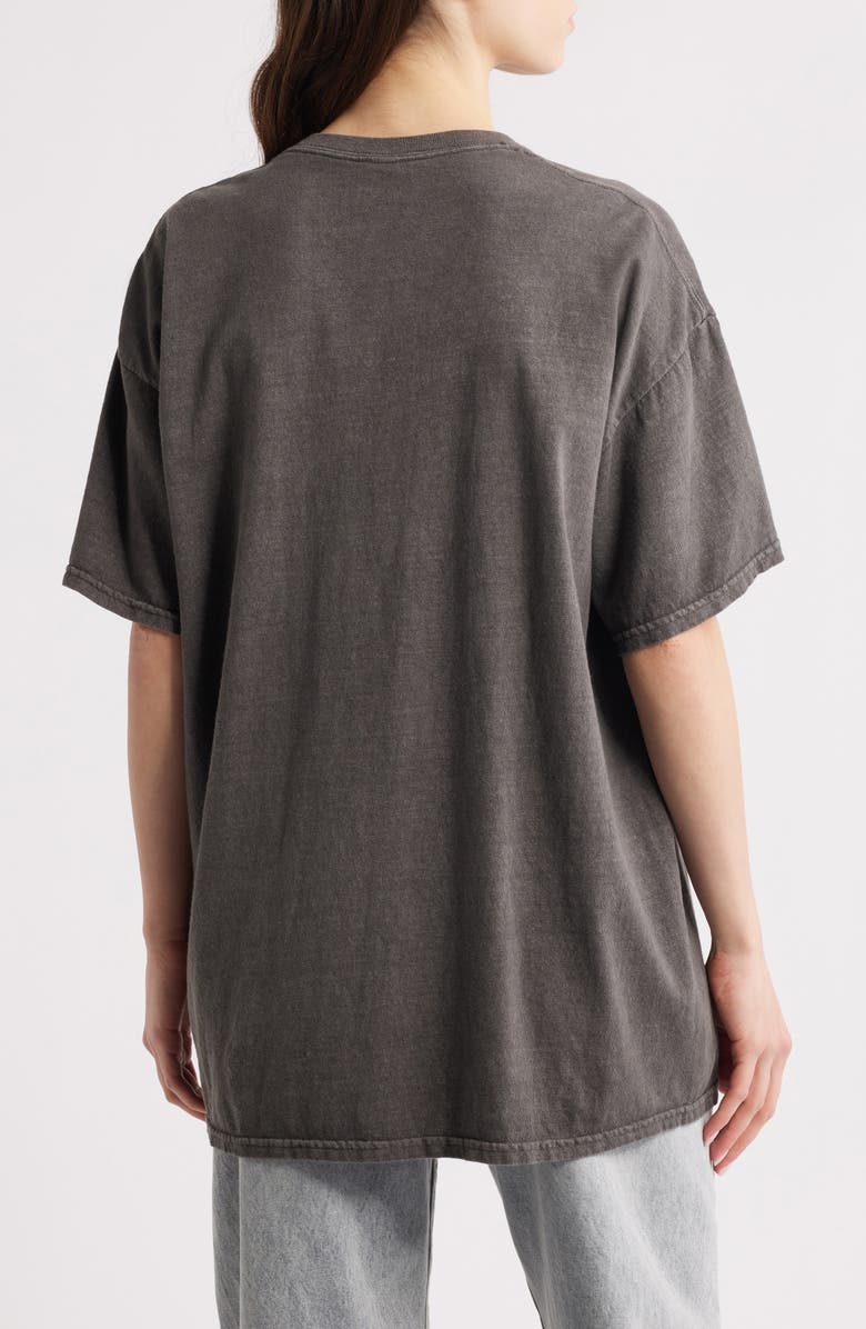 Merch Traffic Johnny Cash Rodeo Boyfriend Graphic T-Shirt, Alternate, color, Vintage Charcoal