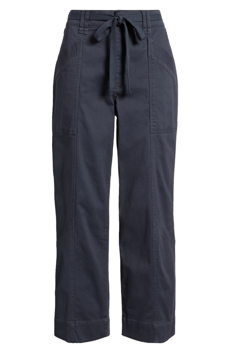 Wit & Wisdom Skyrise Relaxed Straight Leg Twill Pants, Alternate, color, Orion Blue