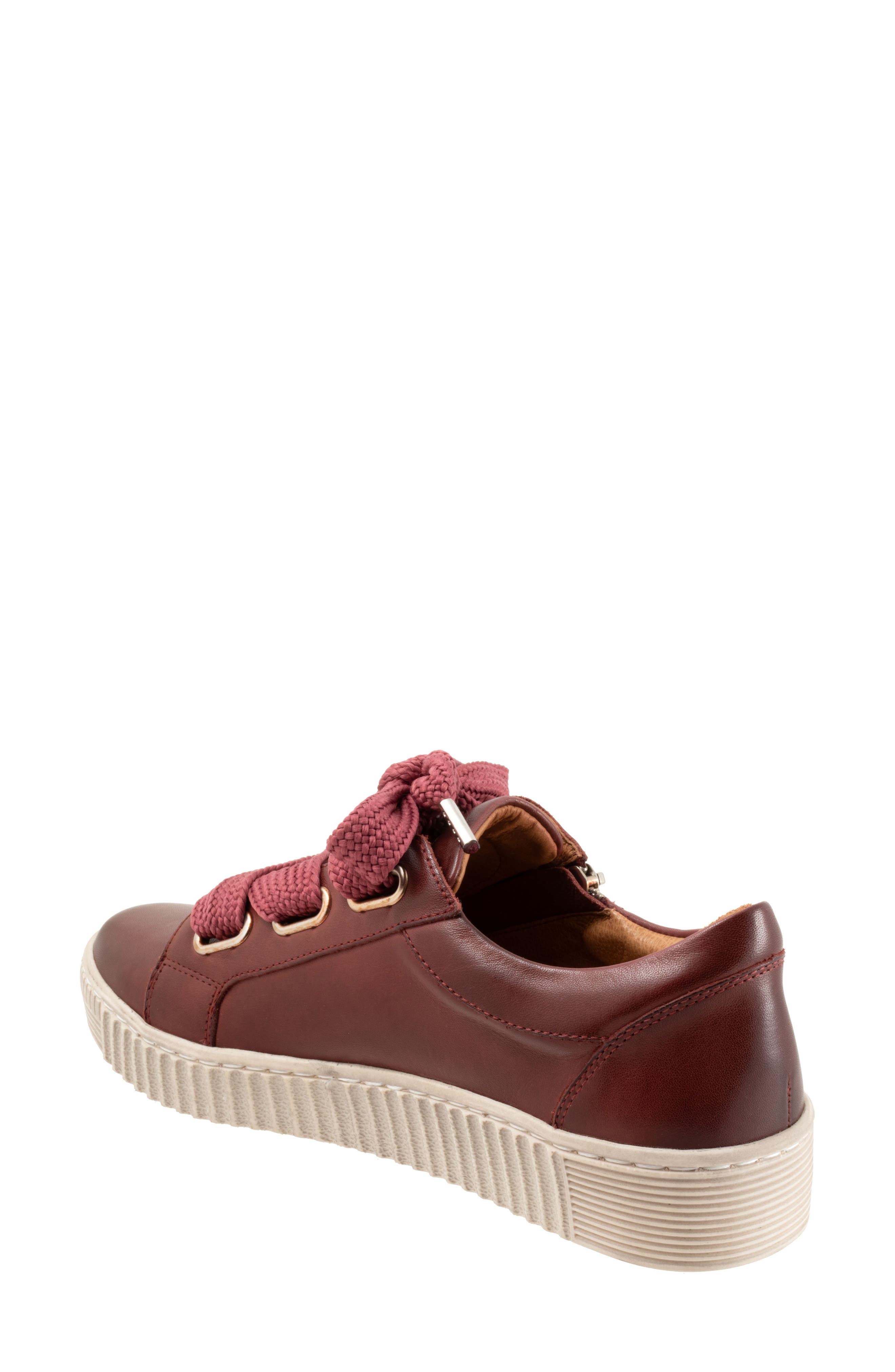 EOS FOOTWEAR Jovi Zip Sneaker, Alternate, color, Bordeaux