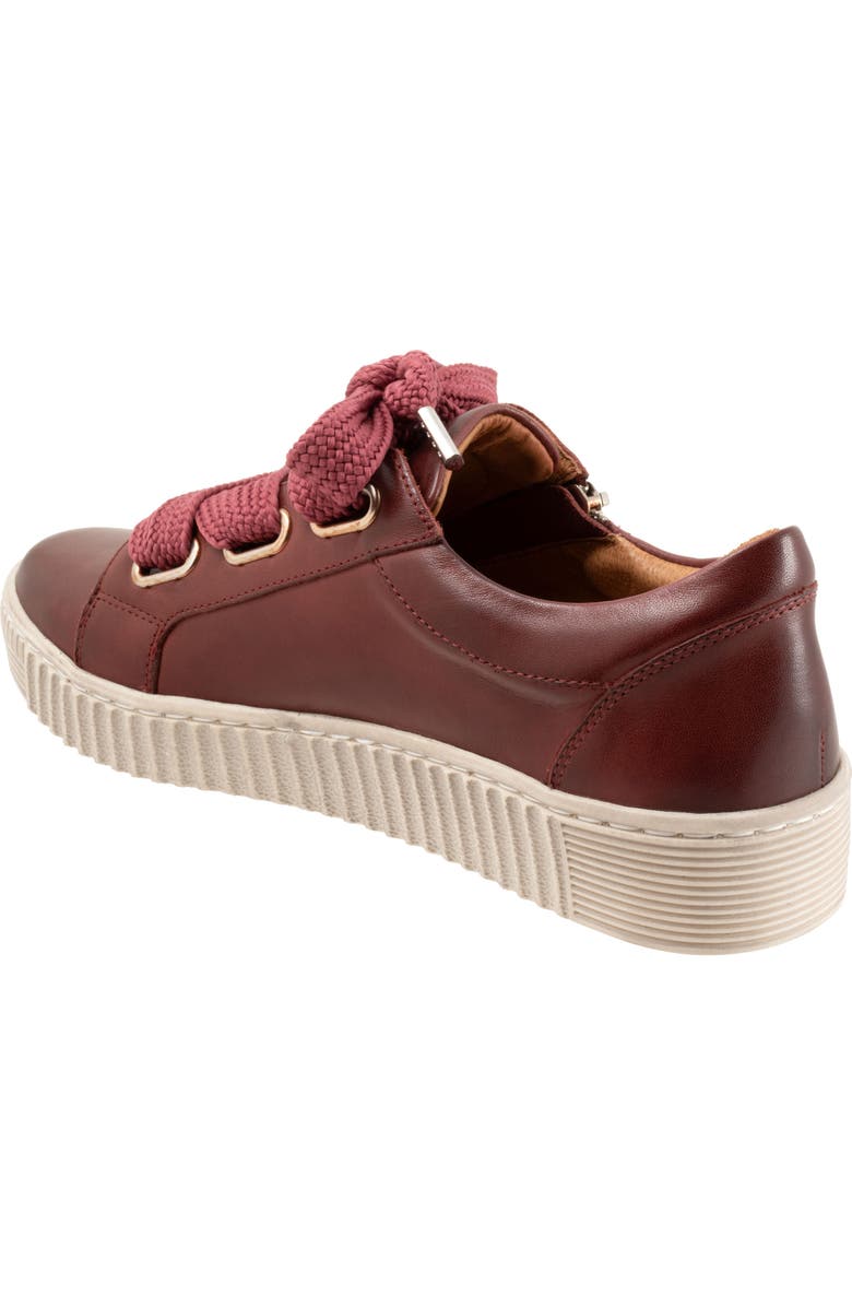 EOS FOOTWEAR Jovi Zip Sneaker, Alternate, color, Bordeaux