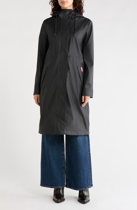 Darcy Longline Rubberized Rain Coat