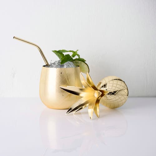 Viski Pacific Pineapple Tumbler In Gold