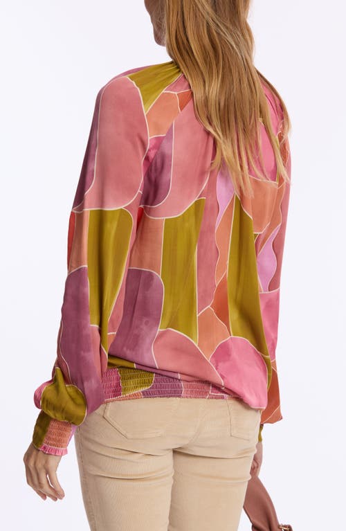 Cache Coeur Gaby Maternity And Nursing Blouse In Multi