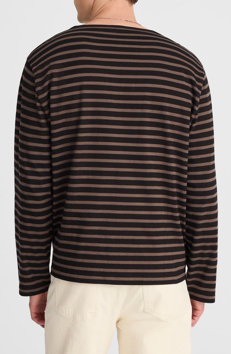 Madewell The Vintage Boatneck T-Shirt, Alternate, color, Stripe Black