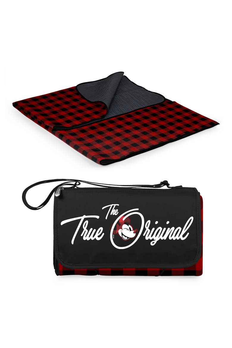 Blanket Tote Outdoor Picnic Blanket, Alternate, color, RED