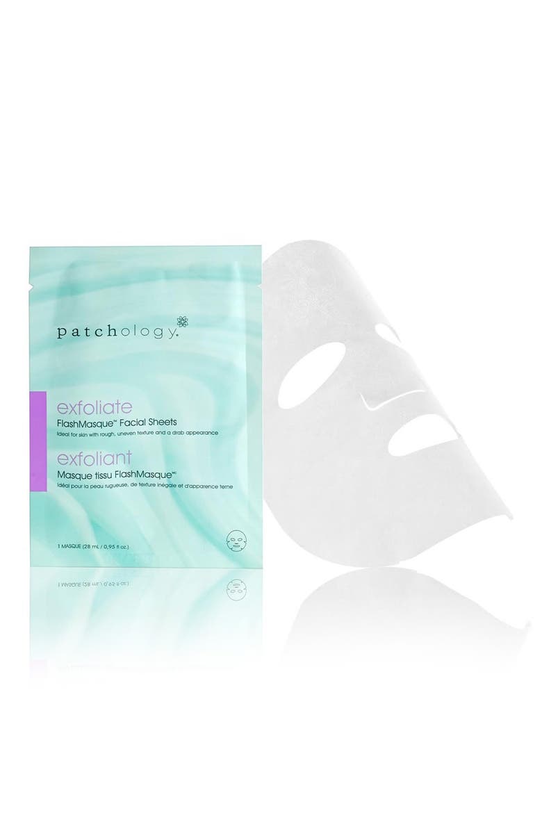 FlashMasque™ Exfoliate Facial Sheets, Main, color, NO COLOR