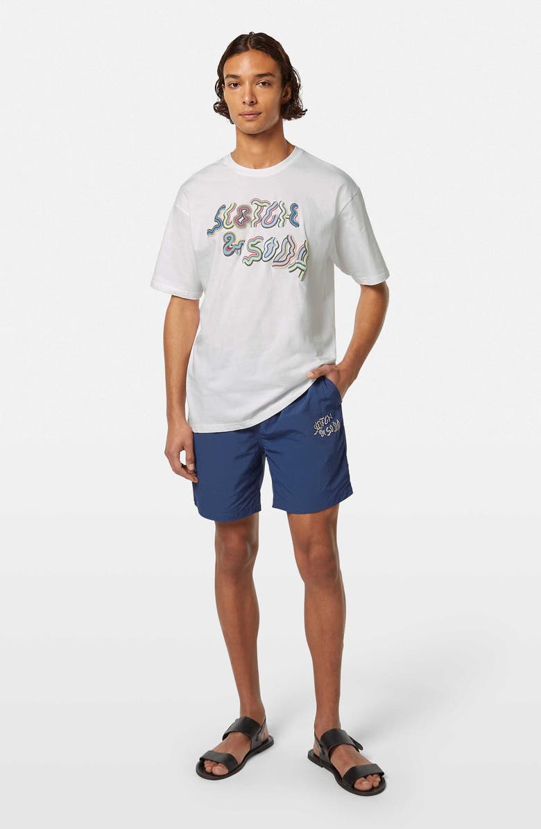 Scotch & Soda Relaxed Fit Cotton T-Shirt, Alternate, color, White