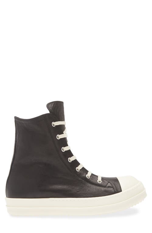 Rick Owens Hollywood Leather High Top Sneaker