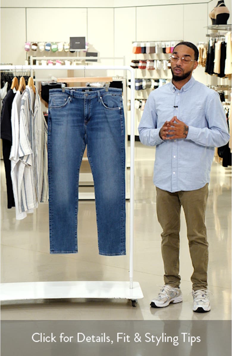 Marcus Slim Straight Leg Jeans, sales video thumbnail