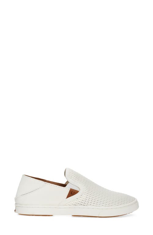 Olukai W Pehuea-wht In Bright White Fabric In Bright White/bright White