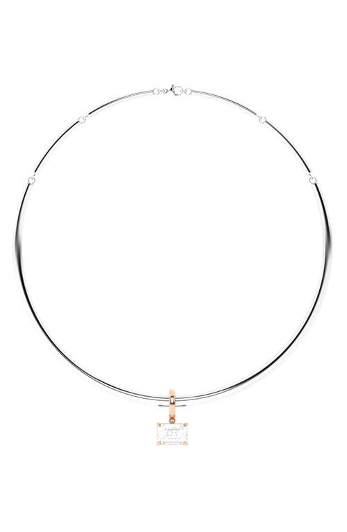 Hautecarat The Rosetta Lab Grown Diamond Collar Necklace In Metallic