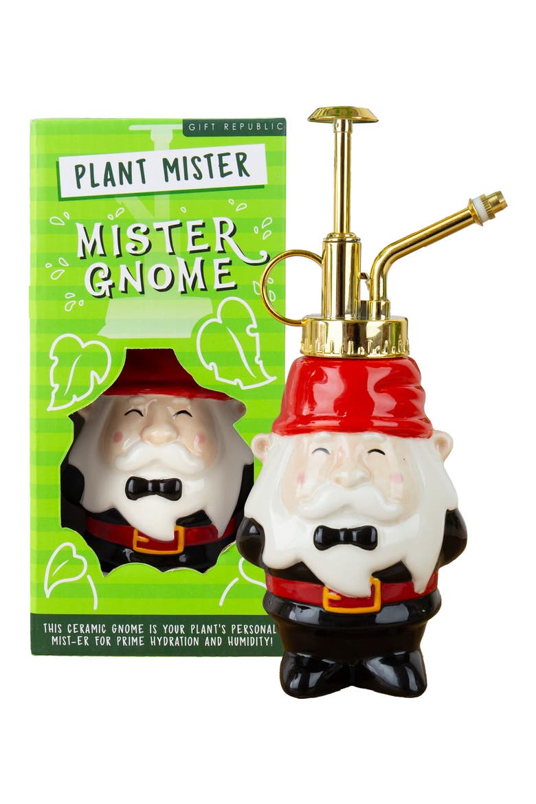 Gnome Plant Mister, Main, color, WHITE/ BLACK MULTI