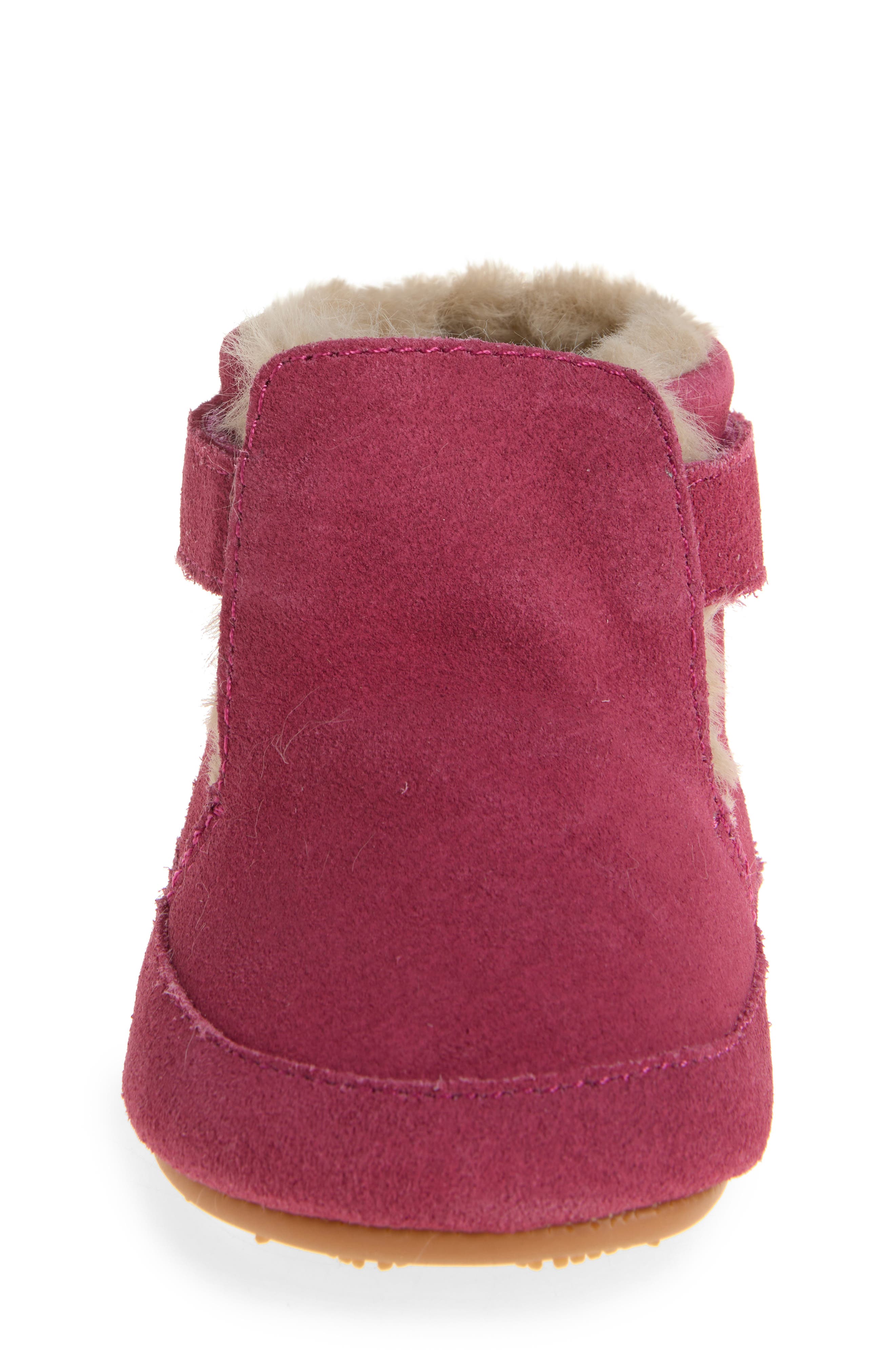 Kids' Apres Bub Bootie, Alternate, color, DARK PINK SUEDE