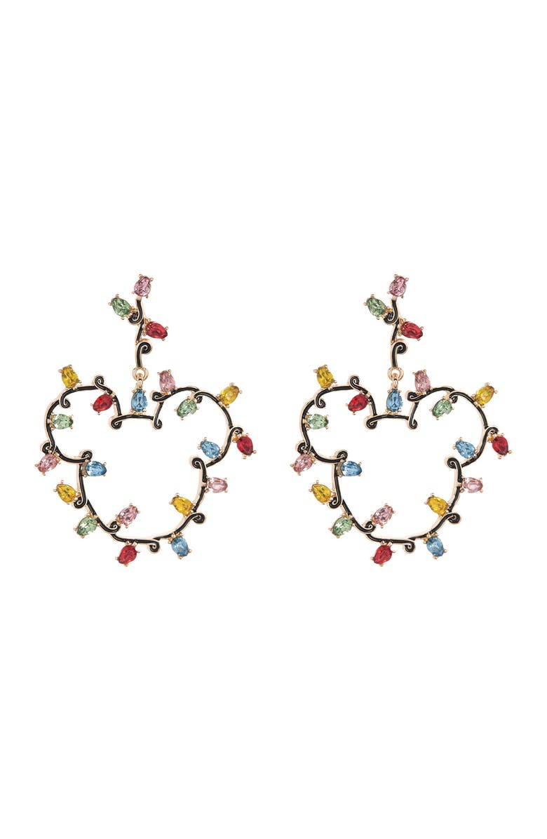 BaubleBar Mickey Light Up the Night Dangle Earrings, Main, color, 