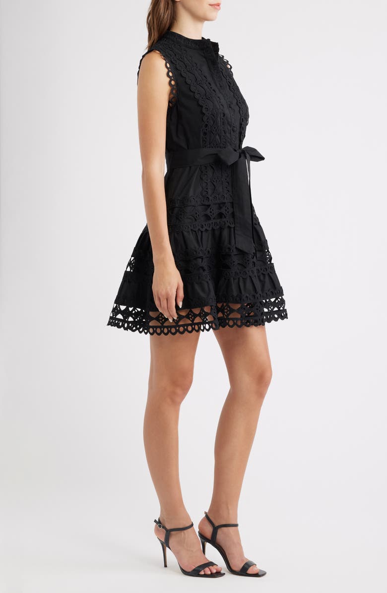 LAYERED WITH LOVE 'Lil Lindsey Cotton Lace Minidress, Alternate, color,