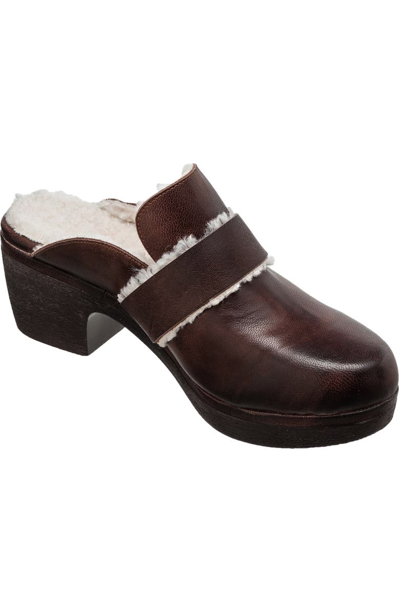 ANTELOPE Lacole Faux Shearling Lined Clog, Main, color,