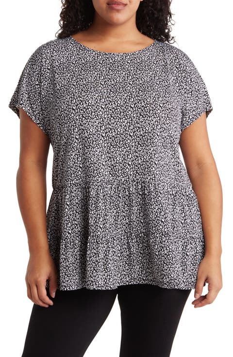 Three Tier Knit Top (Plus Size)