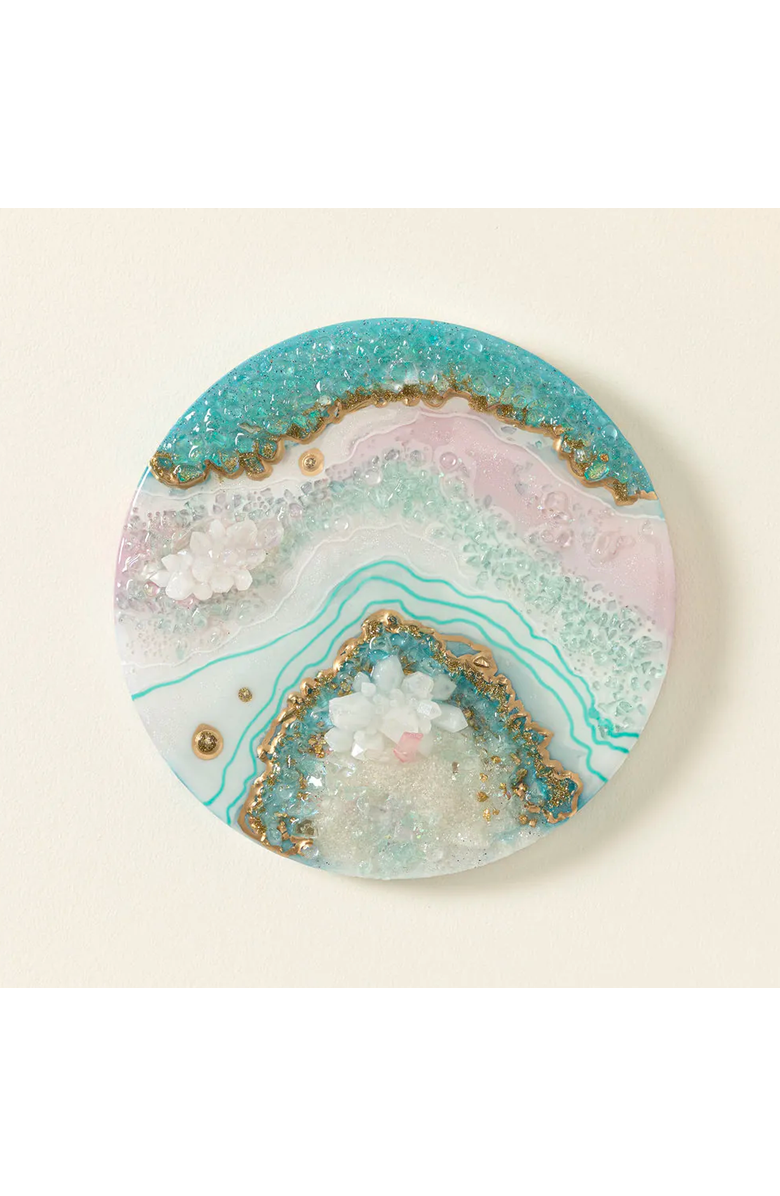 Uncommon Goods Birth Month Geode Art, Alternate, color, Opal